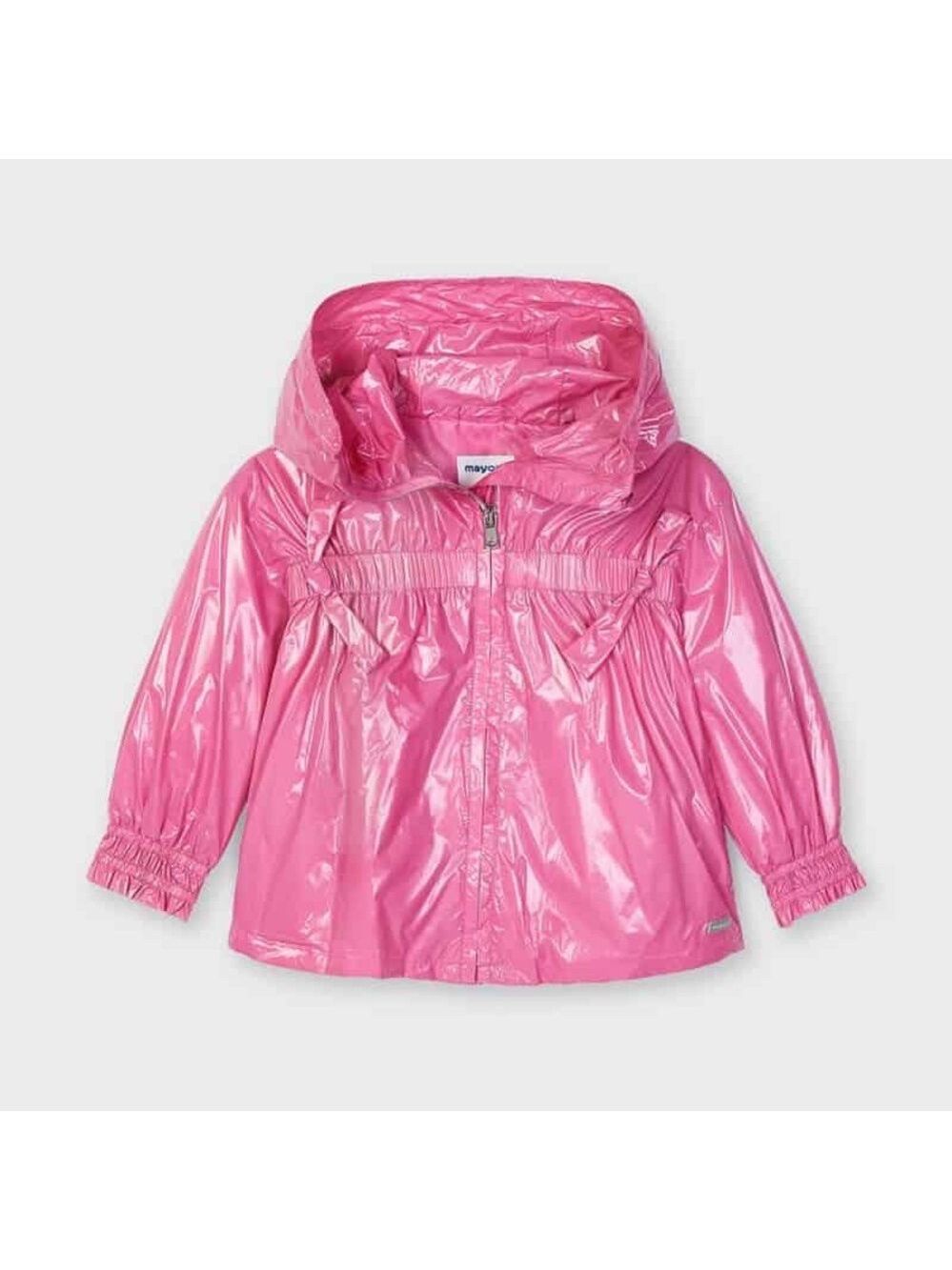 Size 2 Toddler Mayoral Shimmering Pink Raincoat for Kids
